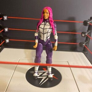 2017 WWE WWF Mattel *Boss* Sasha Banks Diva Elite Wrestling Figure Rare Series